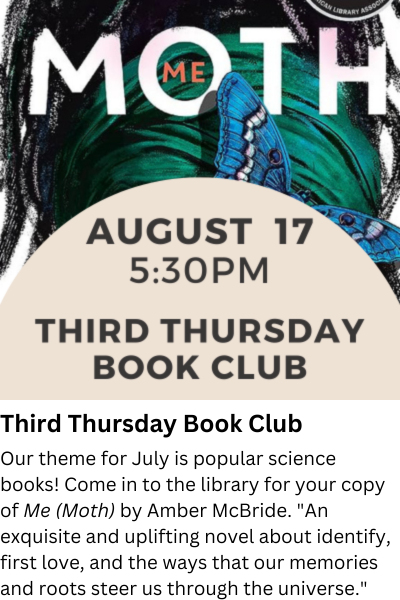 Book Club Description August